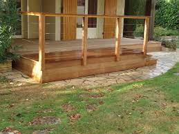 Decking Steps - Creating A Raised Garden Decking